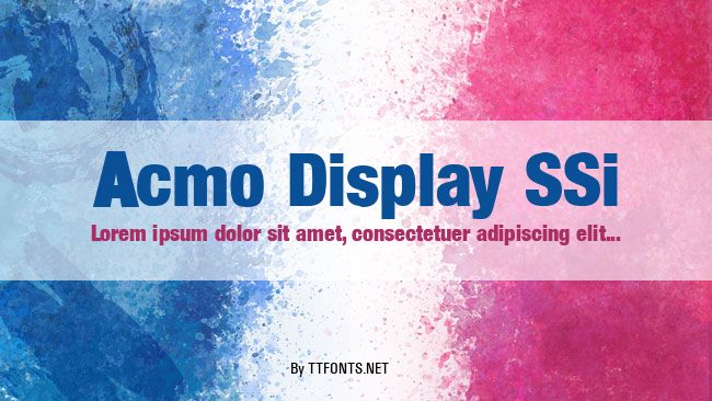 Acmo Display SSi example